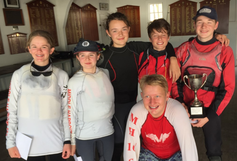 Middle Harbour Junior Sailors win the Sheerline Cup
