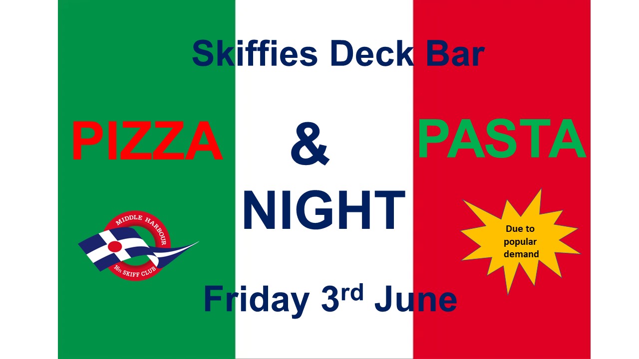 Pizza & Pasta Night at Skiffies Deck Bar